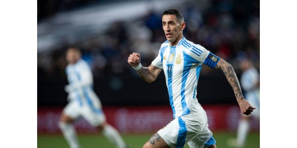Ángel Di María on innoissaan kapteeni Argentiinasta